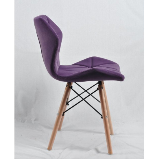 Dining chair Onder Mebli GREG B-T PURPUR B-1013