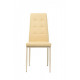 Upholstered dining chair with high back Onder Mebli VN-66-2 beige