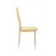 Upholstered dining chair with high back Onder Mebli VN-66-2 beige