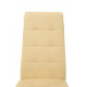 Upholstered dining chair with high back Onder Mebli VN-66-2 beige