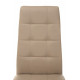 Upholstered dining chair with high back Onder Mebli VN-66-2 cappuccino