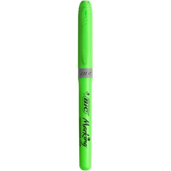 Set of yellow text markers BIC Highlighter Grip 12 pcs Green (70330312524)