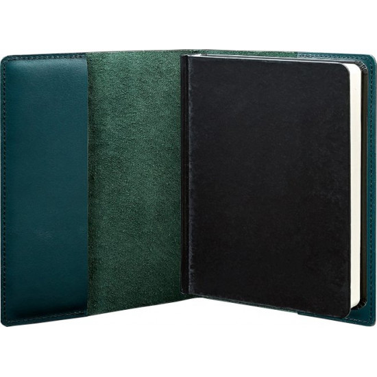 Leather notebook cover BlankNote 6.0 mini BN-SB-6-min-malachite Green