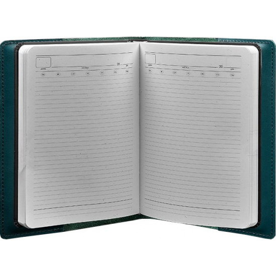 Leather notebook cover BlankNote 6.0 mini BN-SB-6-min-malachite Green