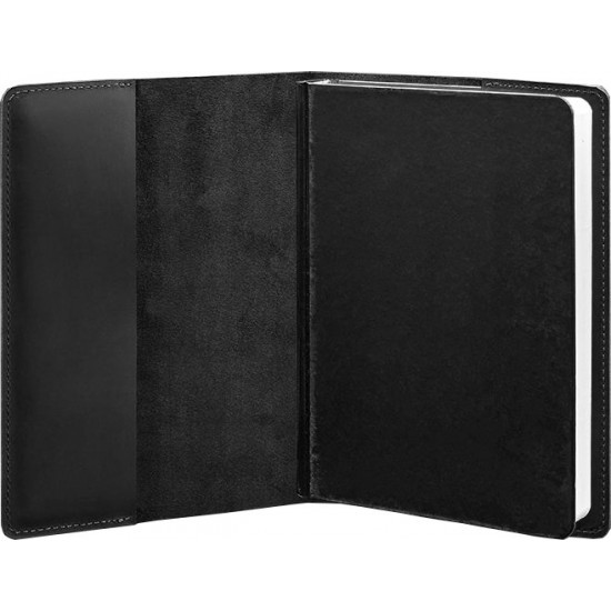 Leather notebook cover BlankNote 6.0 Krast BN-SB-6-st-g Black