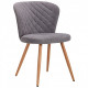 Dining chair AMF Enrico DC-1743 beech/gray