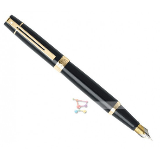 Перова ручка Sheaffer Gift Collection 300 Glossy Black GT FP M Sh932504