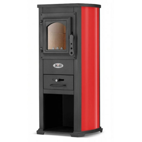 Cast iron stove Blist Ekonomik Lux (red)