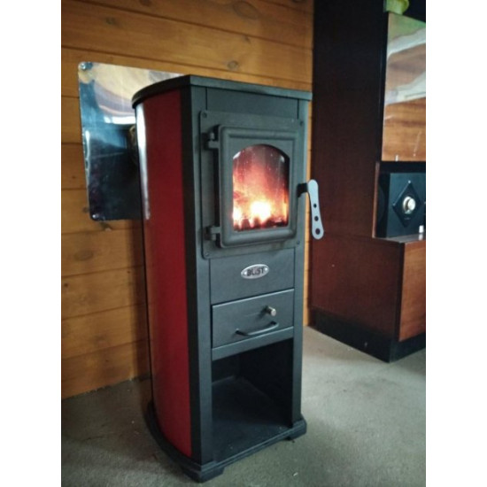 Cast iron stove Blist Ekonomik Lux (red)