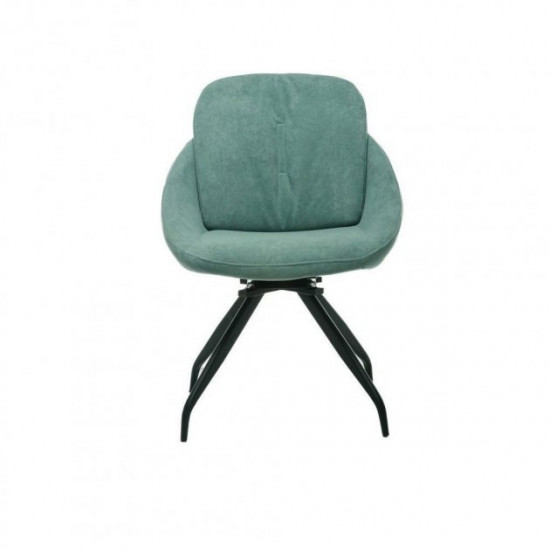 Swivel chair Vetro R-65 (Р-65) mint velor/flock 59x70x85