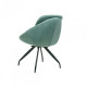 Swivel chair Vetro R-65 (Р-65) mint velor/flock 59x70x85