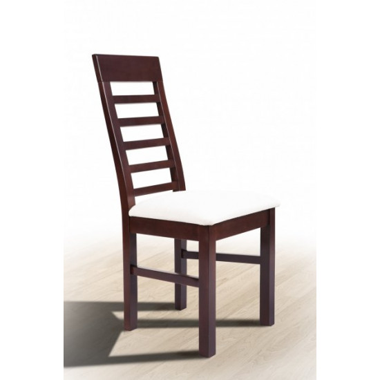 Wooden dining chair Mix furniture Leader dark walnut