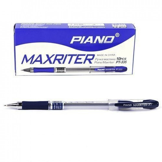 Set of ballpoint pens Piano Maxriter PT-335 blue - 10 pcs per pack