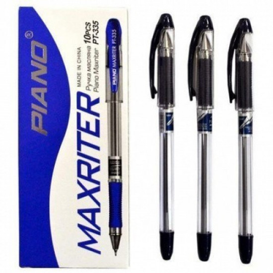 Set of ballpoint pens Piano Maxriter PT-335 blue - 10 pcs per pack