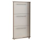 Shoe cabinet in the hallway made of chipboard Niagara 580 3D Sokme oak sonoma/white