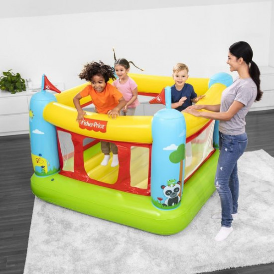  Игровой центр-батут Bestway Fisher Price, 175х173х135 см (93553)