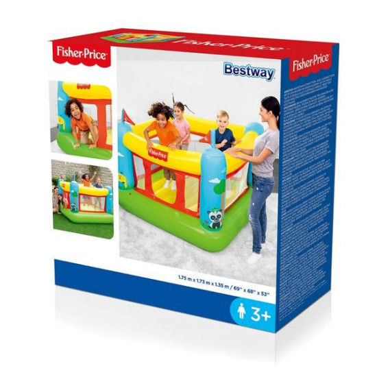  Игровой центр-батут Bestway Fisher Price, 175х173х135 см (93553)