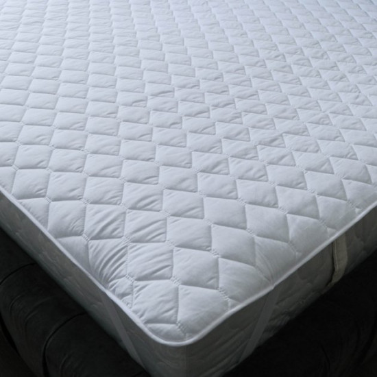 Mattress cover with elastic band. Fabric Calico, 100% cotton 180x200