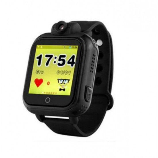  Детские умные GPS часы с Камерой Smart Baby Watch Q200 Черные