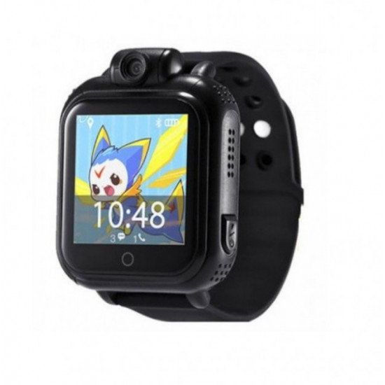  Детские умные GPS часы с Камерой Smart Baby Watch Q200 Черные