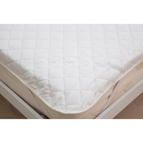 Mattress cover NOSTRA Waterproof Polyester Aqua Stop 160x200 White (2930910090199)