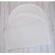 Waterproof mattress cover with elastic bands for oval mattress Moon Time White