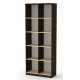 Book rack Kompanit KSH-2 ABS wenge combi