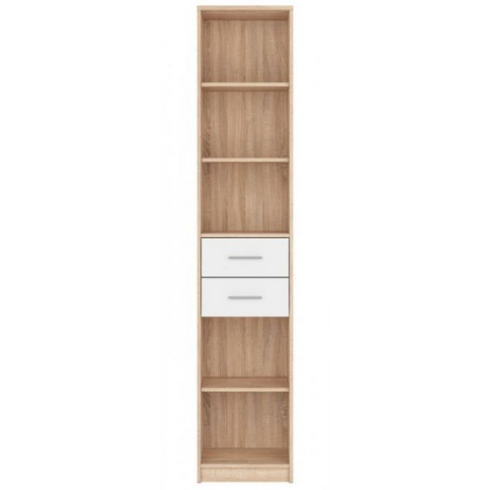 Shelving unit Gerbor Nepo REG_2S/40 sonoma oak/nymphea alba (009)