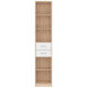 Shelving unit Gerbor Nepo REG_2S/40 sonoma oak/nymphea alba (009)