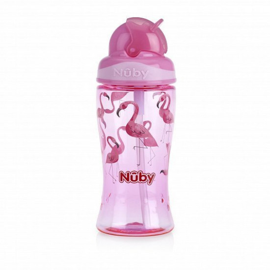 Sippy cup with straw Tritan Flip-it(NV0414022pnk)