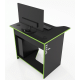 Gaming table Zeus Sputnik black-lime SP-1