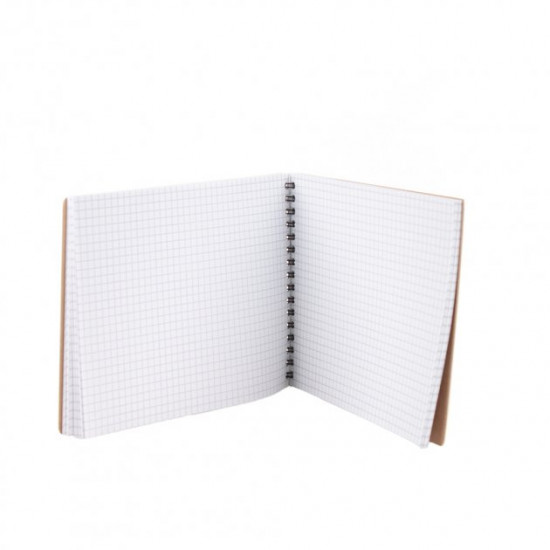 Notebook Auchan Kraft A5, 80 sheets