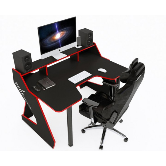 Gaming table Zeus IGROK-TIM-2 black-red V-Tim2