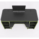 Gaming table Zeus Galaktika black-lime GA-1