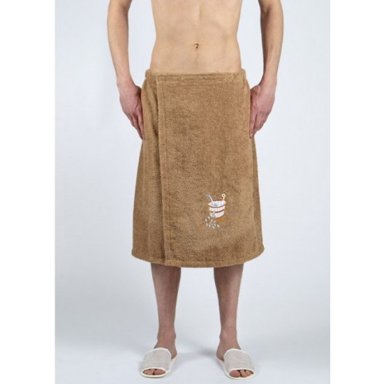 Unisex sauna kilt skirt Lotus. Coffee standard