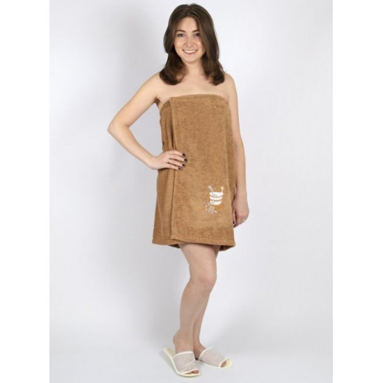 Unisex sauna kilt skirt Lotus. Coffee standard