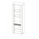 Showcase Sokme Sandy 2D 63x40x192cm with shelves