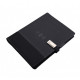 Smart notepad with wireless charging Powerbank 8000 mAh and 16 GB flash drive Dark gray