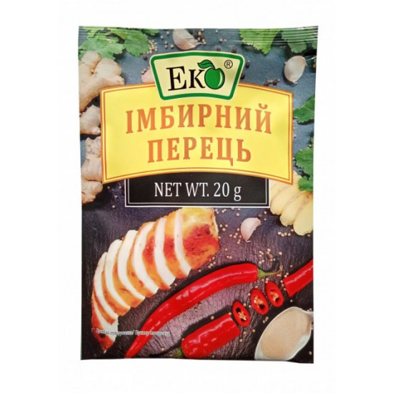 Seasoning Eco Ginger pepper 20 gr