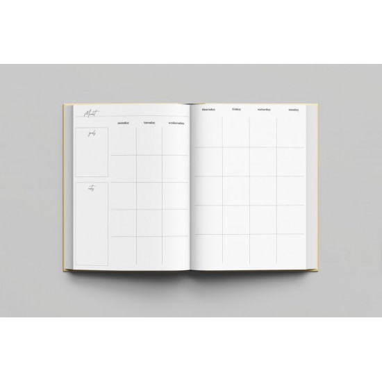 Undateable planner Yourplanner Aesthetic vol.3 cream