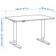 Computer desk IKEA BEKANT 120x80 cm with adjustable height Black, white 892.822.42