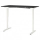 Computer desk IKEA BEKANT 160x80 cm with adjustable height Black, white 592.818.47