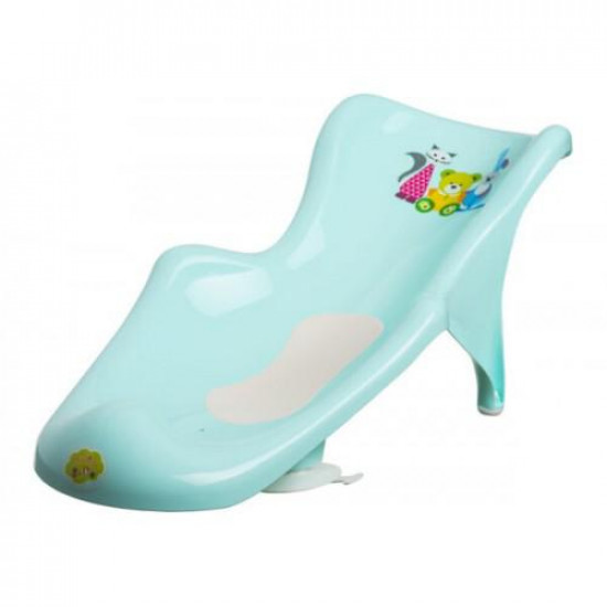 Plastic children's swim slide with anti-slip mat and suction cups Maltex Bear, turquoise