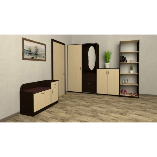 Bookcase Companit KSH-1 wenge combi