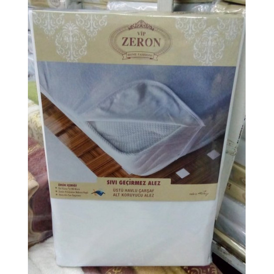 Zeron waterproof mattress cover with elastic at corners 180*200, Türkiye Code 8452