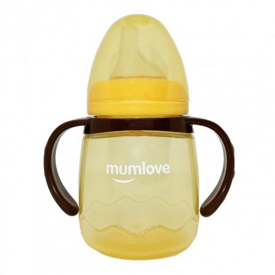 Sippy cup Mumlove PL1021 with silicone spout 180 ml orange