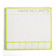 Desktop notepad Yabuda Have No Limits (English) 60 pages 24x21.5 cm