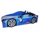 Bed car Viorina Deko BMW Elite with illuminated bottom 150x70 cm. blue