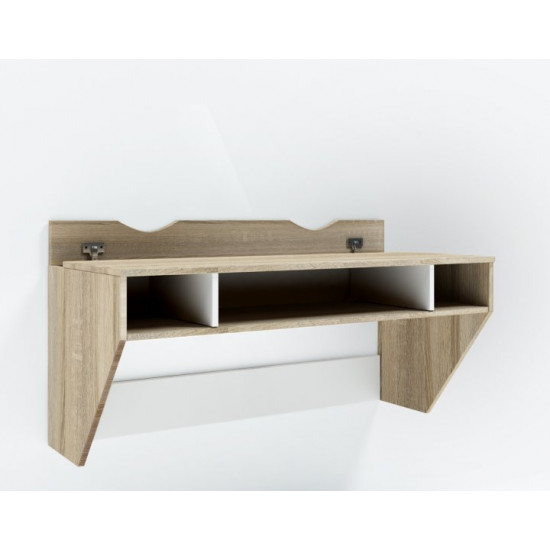 Hanging computer desk AirTable-II Mini Comfy-Home sonoma oak + white