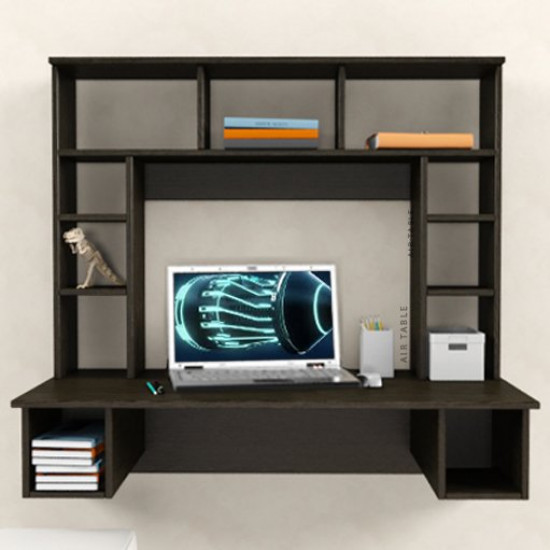 Hanging computer desk AirTable IV Comfy-Home wenge